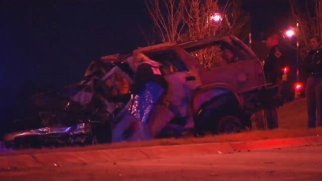 WEB EXTRA: Video From Scene Of Fatal Tulsa Crash