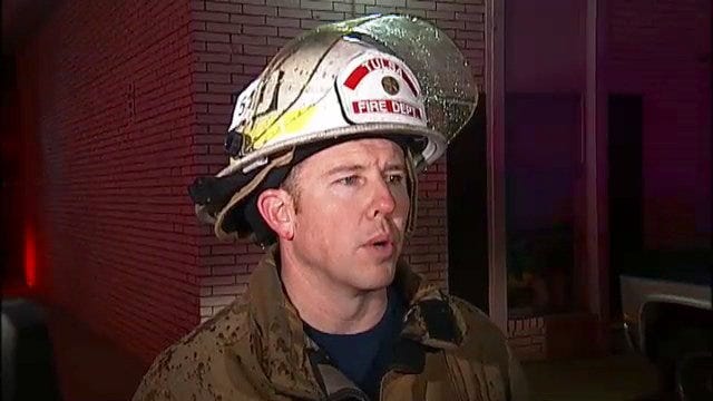 WEB EXTRA: Tulsa Fire Captain Jermey Moore Talks About Apartment Building Fire