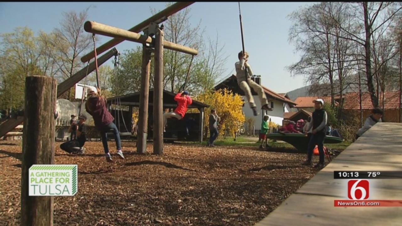 Gathering Place Designers Hope To Shake Up American Playgrounds