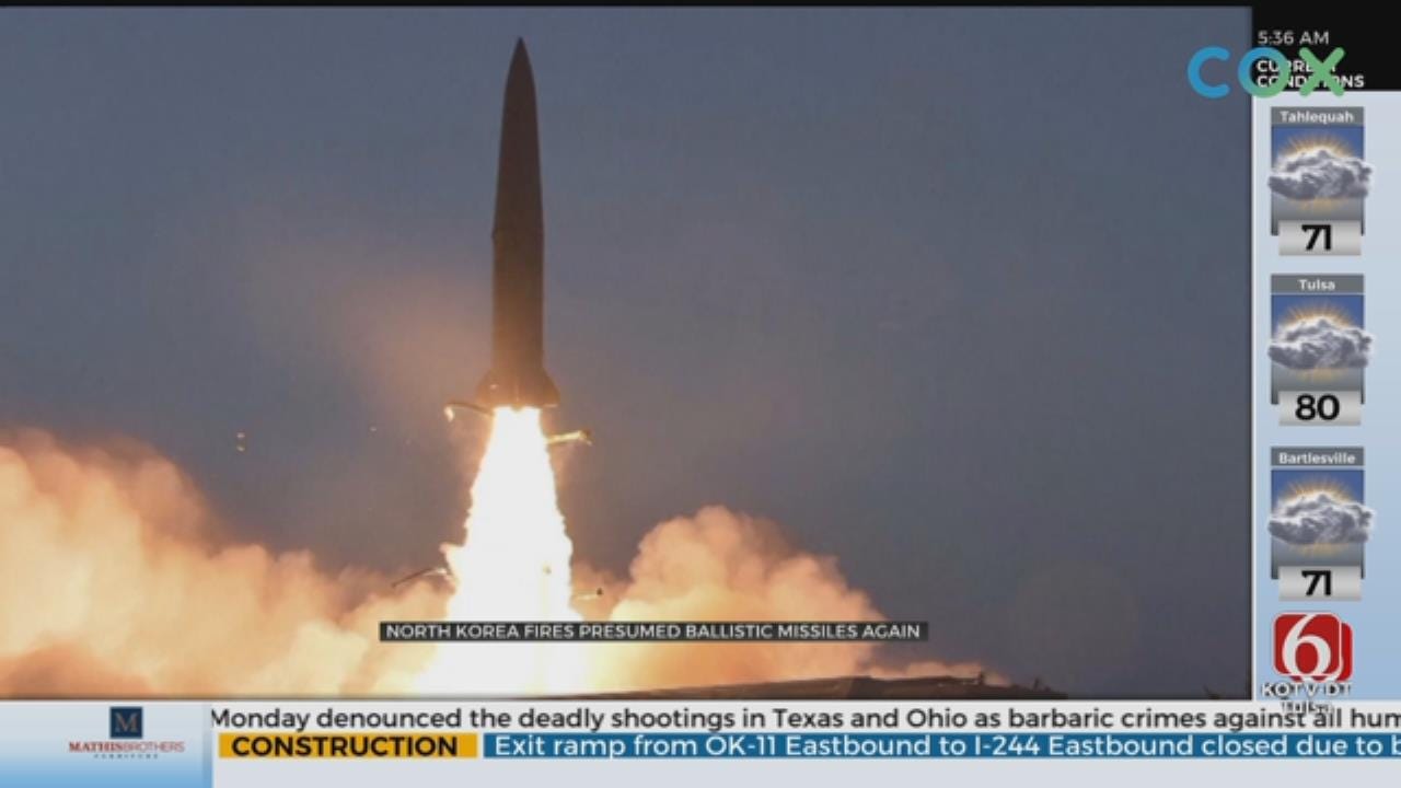 North Korea Fires More Weapons, Denounces U.S. Military Drills