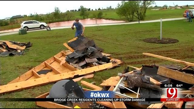 Bridge Creek Residents Cleaning Up Storm Damage