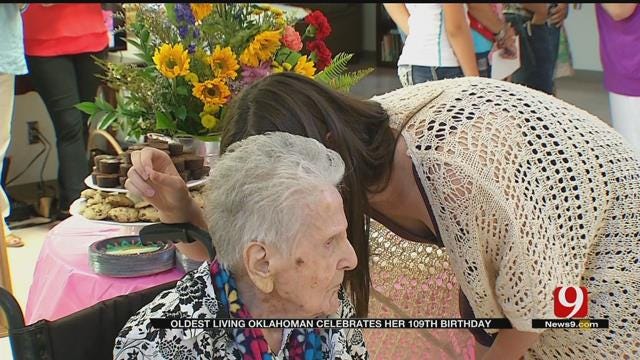 Harrah Woman, Oldest Living Oklahoman Turns 109