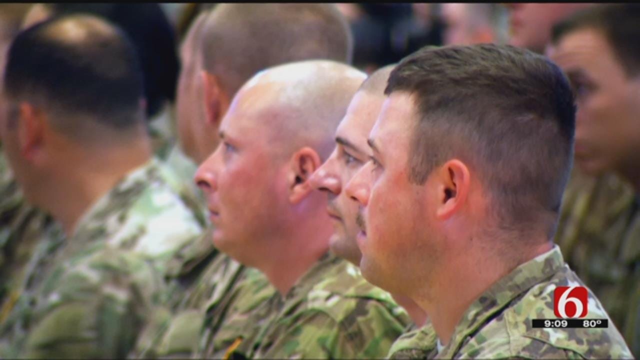 Oklahoma National Guard Battalion Deploys To Middle East