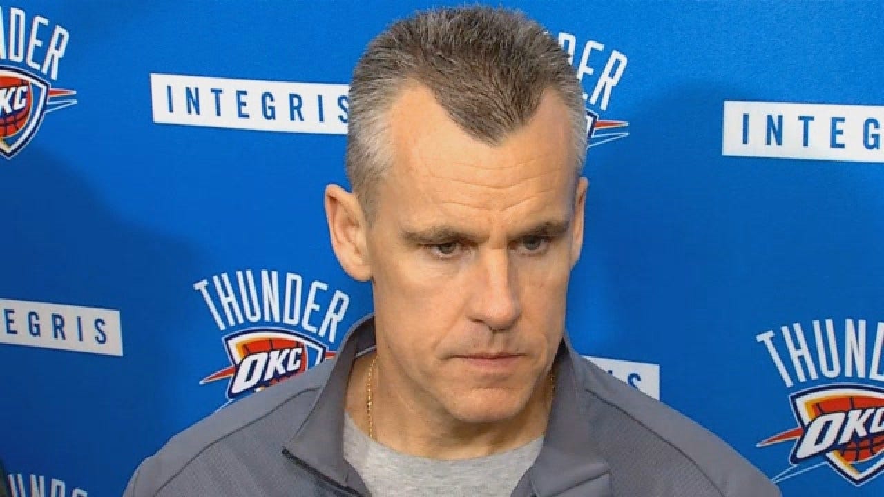 Billy Donovan Talks With Reporters After Monday's Practice