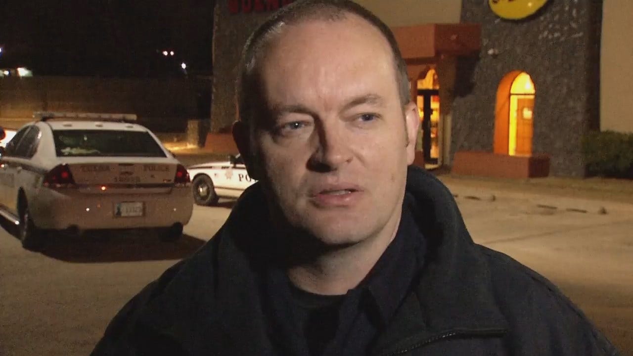 WEB EXTRA: Tulsa Police Cpl. Eric Spradlin Talks About Armed Robbery