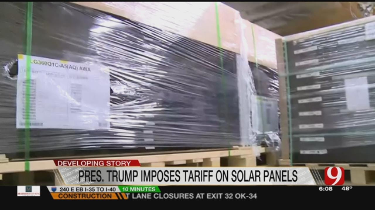 President Trump Imposes Tariff On Solar Panels