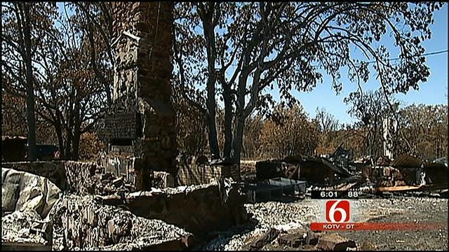 Creek County Assessor's Office Surveys Fire-Damaged Homes