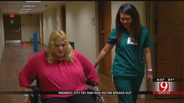 Midwest City Hit-And-Run Victim Speaks Out
