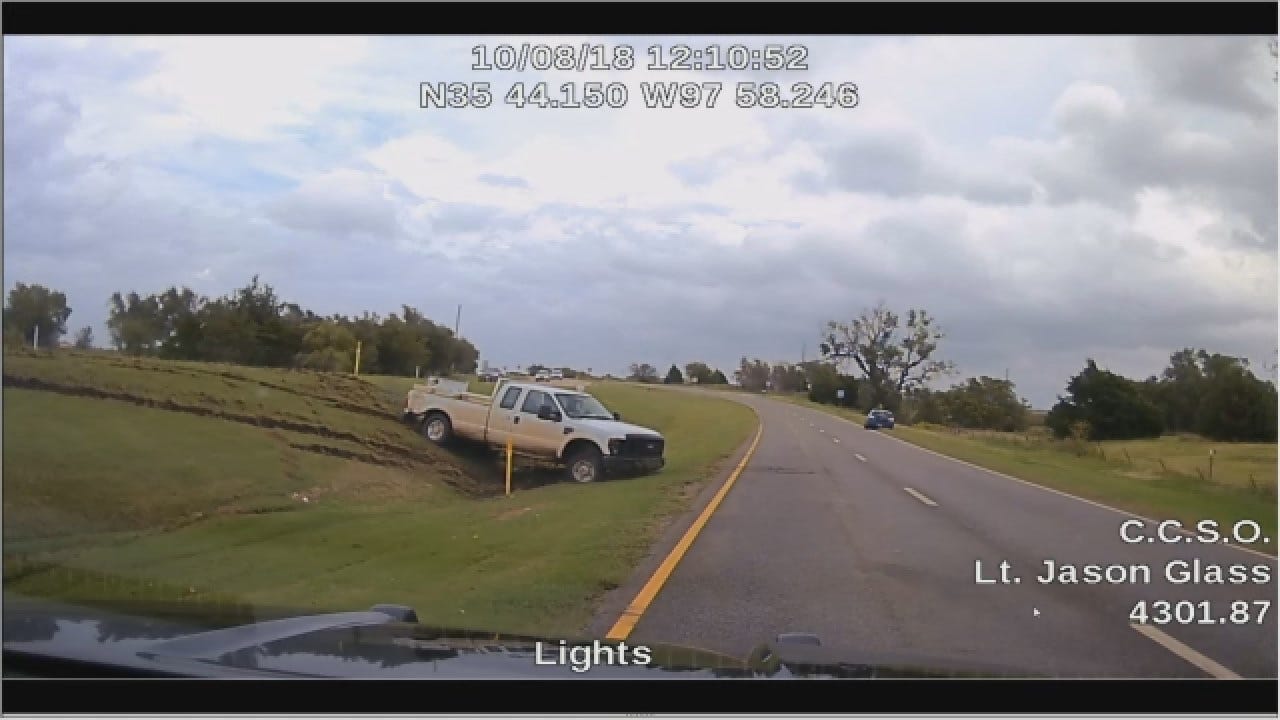Dashcam Footage Shows Canadian County Chase, Officer-Involved Shooting