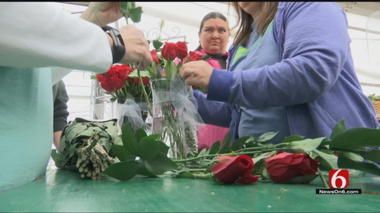 Workers At BA's 'A New Leaf' Hand-Delivering Bouquets They Created