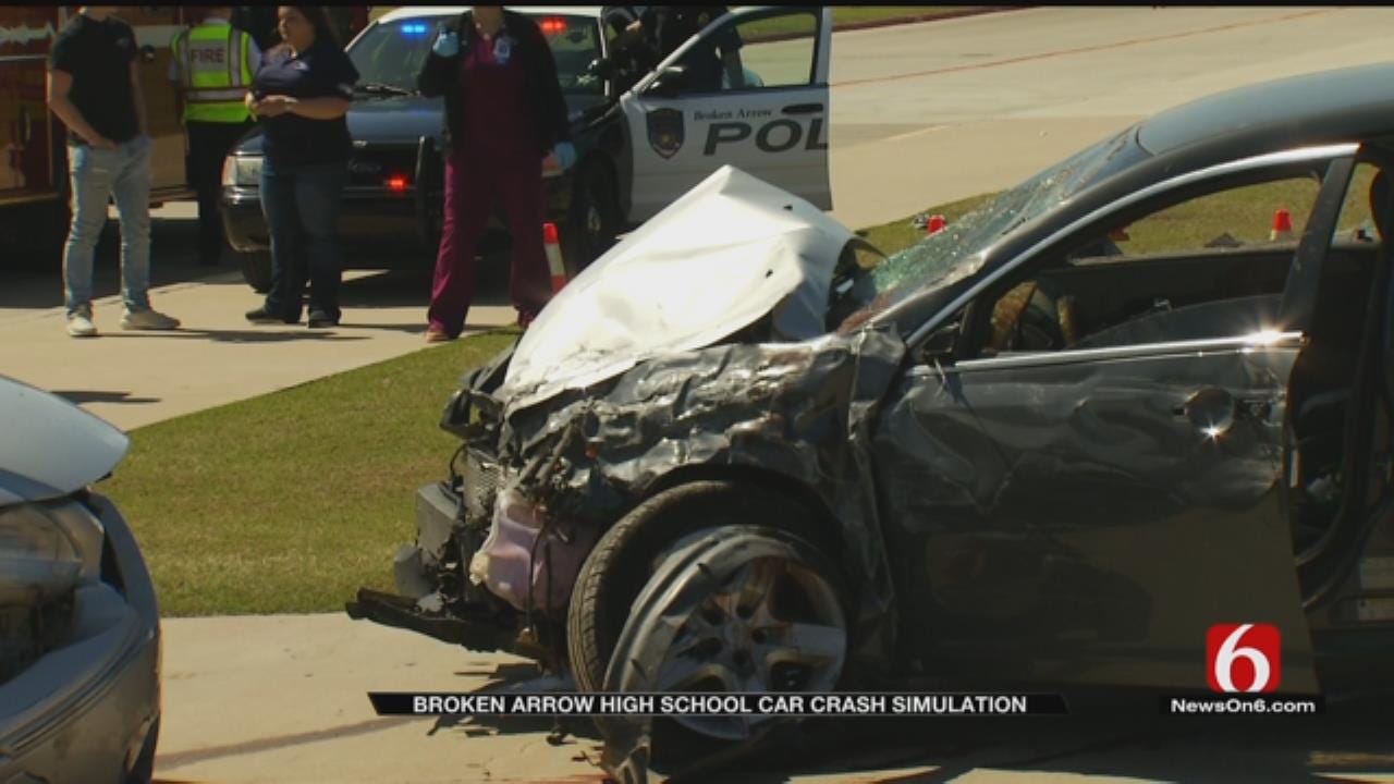 Broken Arrow High School Host Crash Simulation
