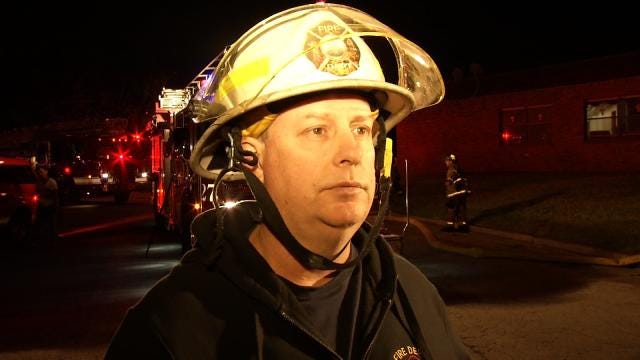 WEB EXTRA: Tulsa Fire District Chief Glenn Brigan Talks About Fire
