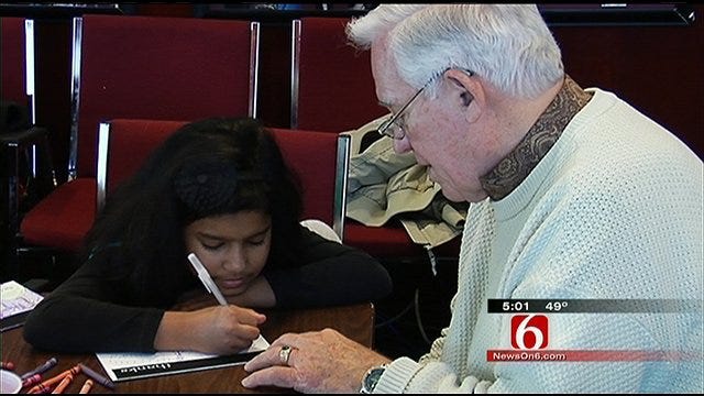 Kids Write Thank You Letters To Oklahoma's 45th Infantry