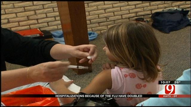 Flu-Related Hospitalizations Double In Oklahoma