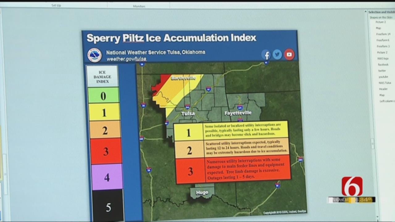 Tool Used To Determine Ice Accumulation Helping Green Country Utility Companies
