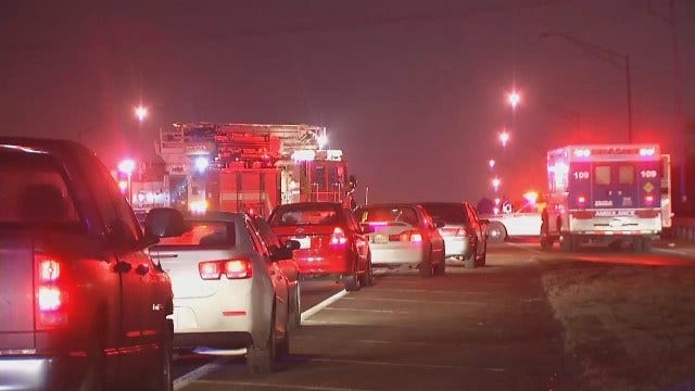 WEB EXTRA: Video From Scene Of Fatal Crash On Highway 75 Near I-44