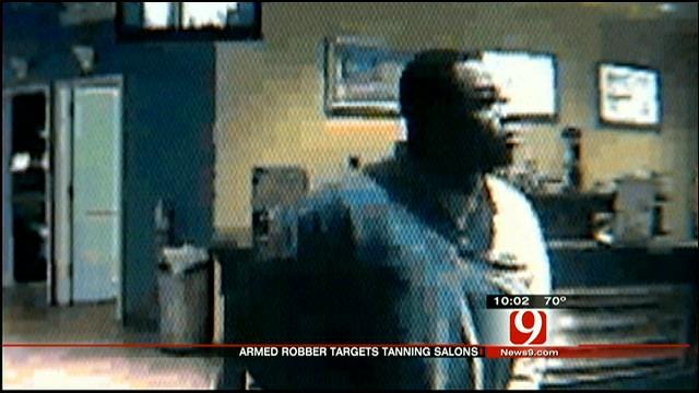 OKC Police Seek Man Accused Of Robbing Three Tanning Salons