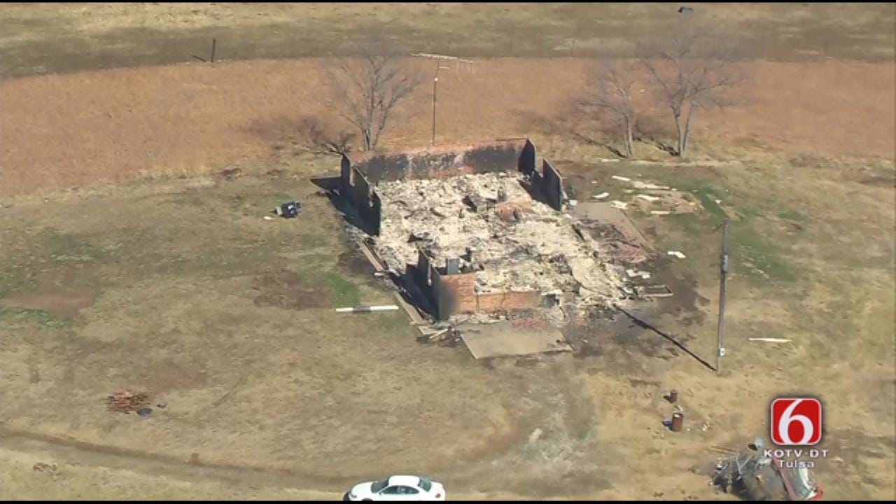 Osage SkyNews 6 HD: Fire Destroys Home Where Beggs Siblings Were Murdered