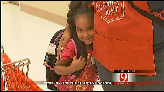Volunteers Shop For School Supplies For Students In Need