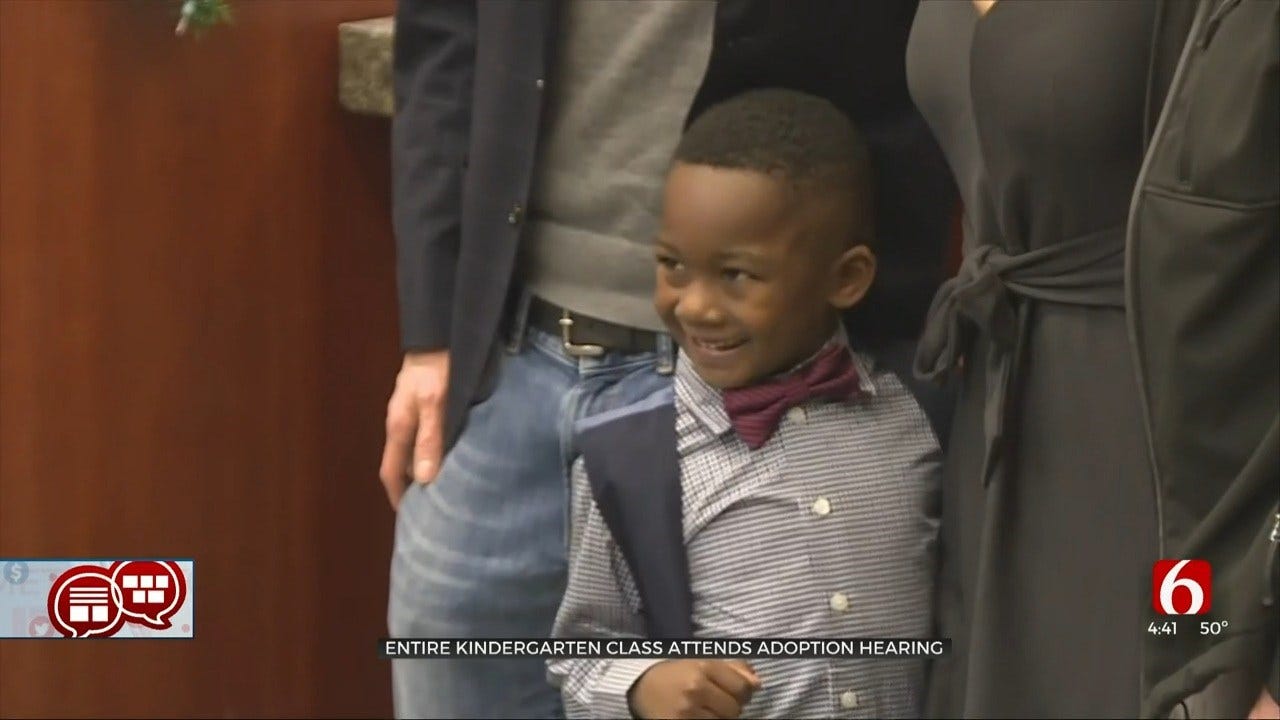 Something To Talk About: 5-Year-Old Invites Entire Kindergarten Class To Adoption Hearing