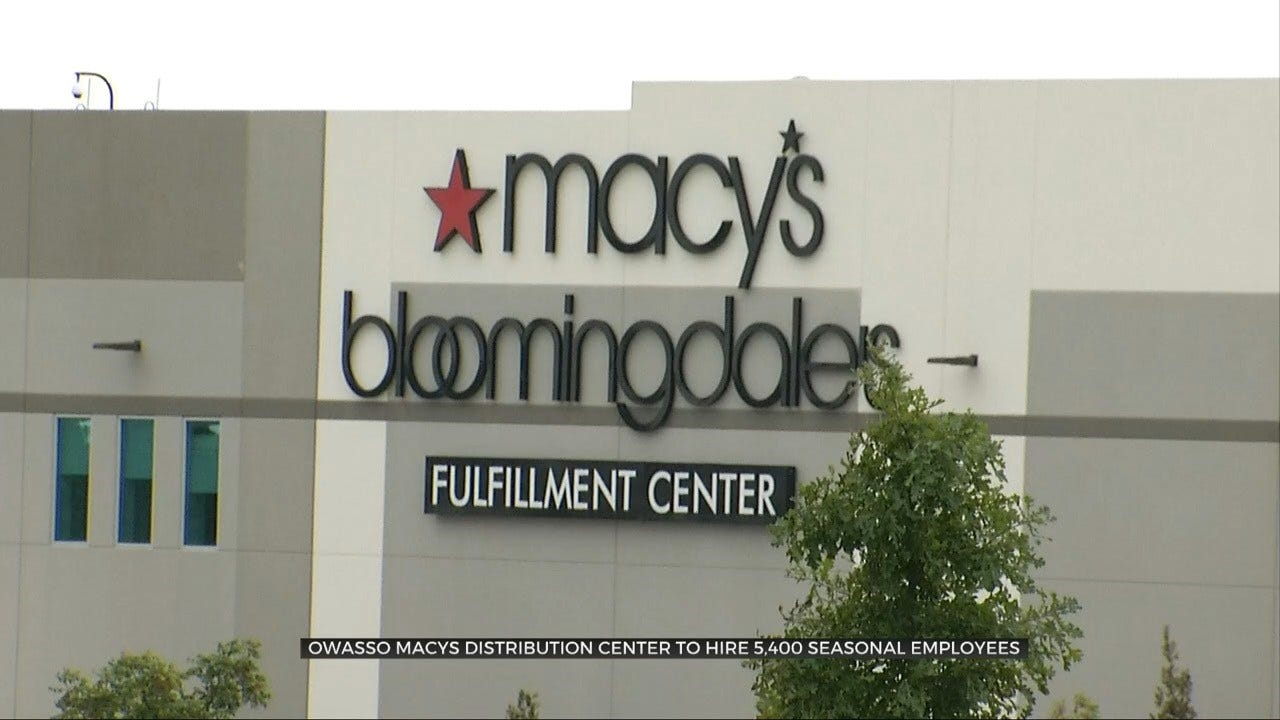 Owasso Macy's Fulfillment Center To Hire Over 5,000 Seasonal Employees