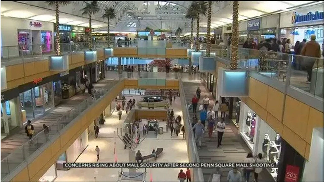 Penn Square Mall Not Discussing Security Upgrades After 2 Shootings