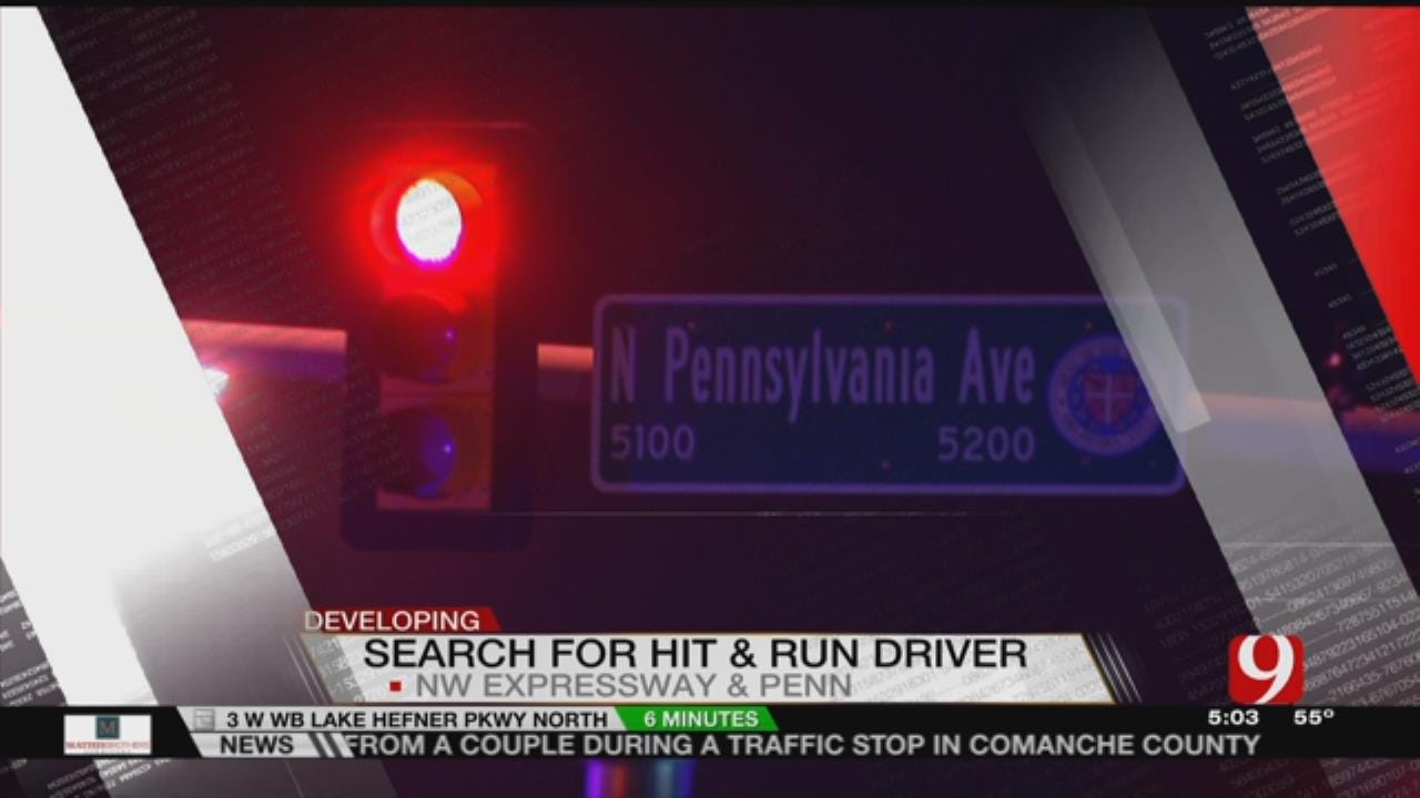 OKCPD Search For Driver Involved In Autoped Hit And Run