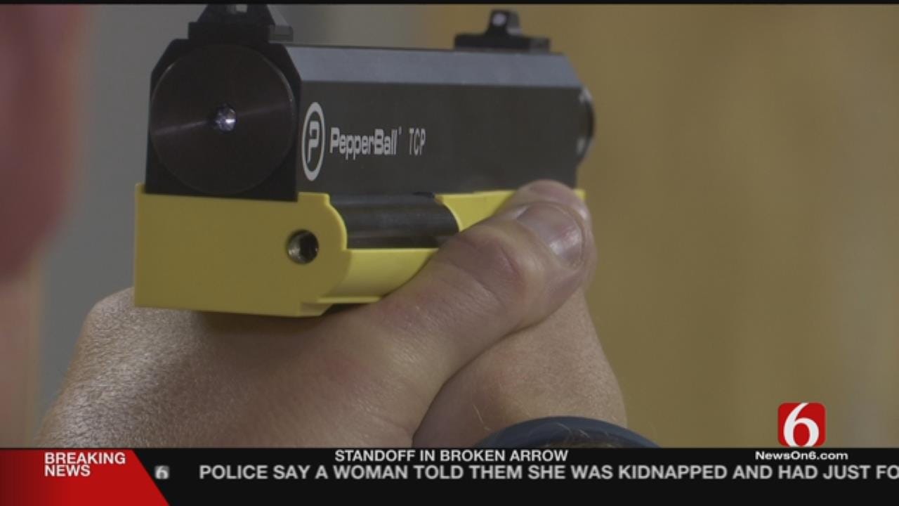 Sand Springs Police Replace Tasers With Pepperball Guns