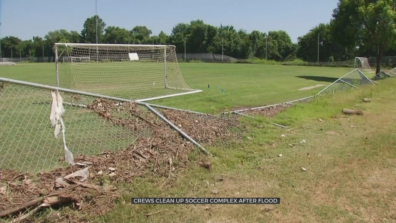 Indian Springs Soccer Complex Repairing After Flood Damage