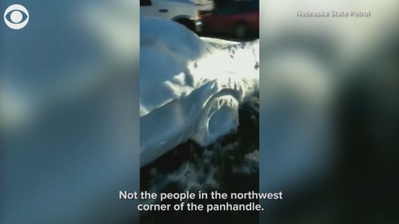 Officer 'Pulls Over' Car Made Entirely Of Snow