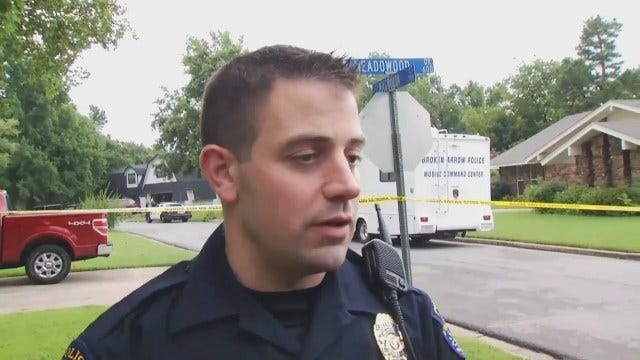 WEB EXTRA: Broken Arrow Police Sgt. Thomas Cooper Talks To News Media