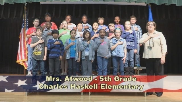 Mrs. Atwood's 5th Grade Class at Charles Haskell Elementary School