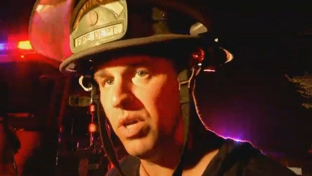 WEB EXTRA: Acting Tulsa Fire Captain Roger Schafer Talks About House Fire