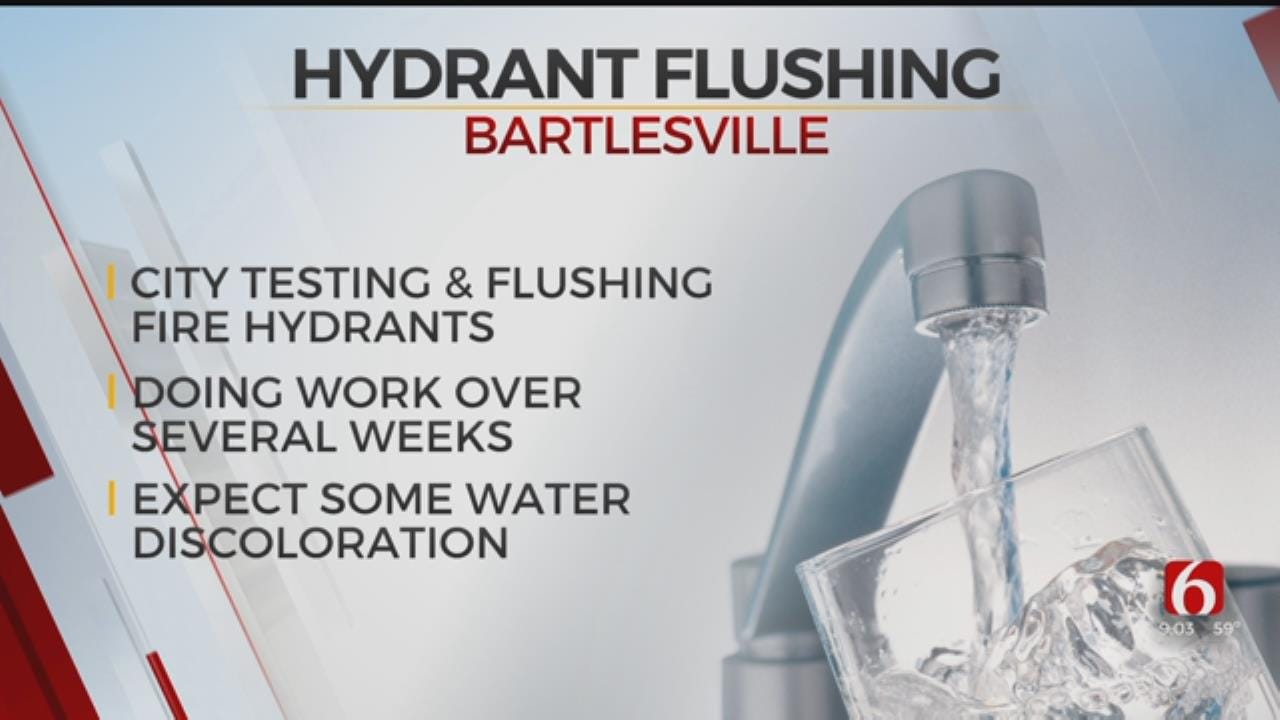 Bartlesville Begins Hydrant Flushing And Testing
