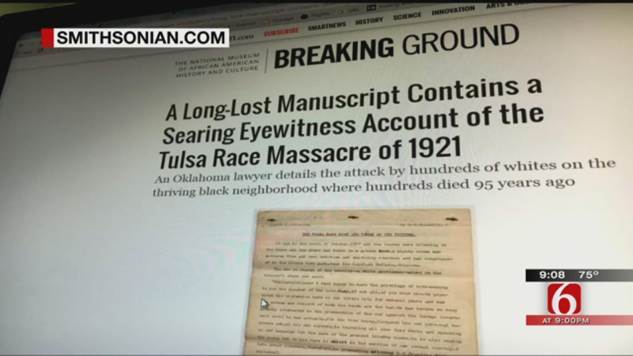New Document Could Answer Lingering Questions About Tulsa Race Riot