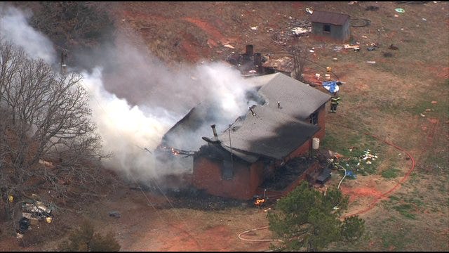 WEB EXTRA: Fire Burns Two Buildings In Warwick
