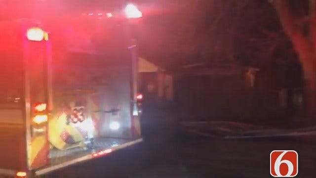 Tulsa Home Heavily Damaged In Fire