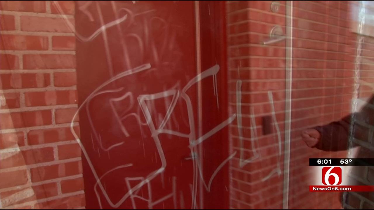 Graffiti A Growing Problem In Downtown Tulsa