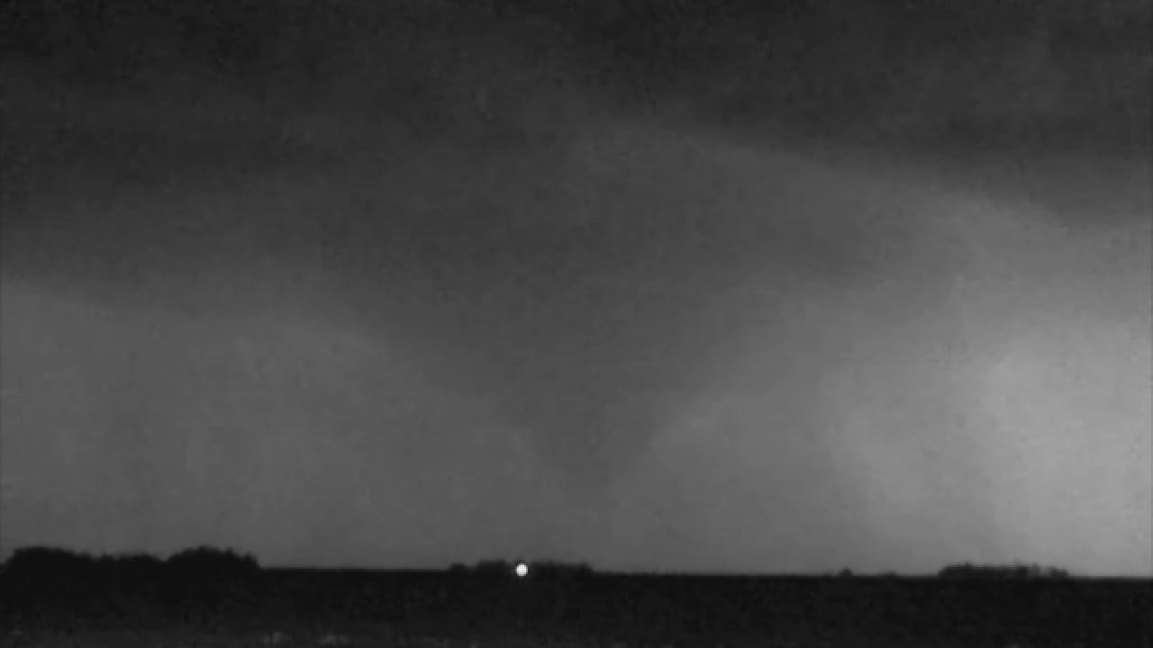 WEB EXTRA: Val And Amy Castor Spot A Tornado Near Carrier
