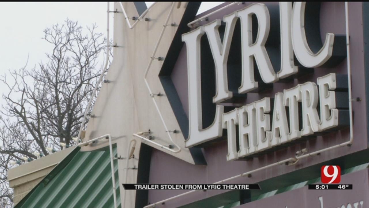 Police Looking For Trailer Stolen From Plaza District's Lyric Theatre