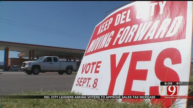 Del City Leaders Asking Voters To Approve Sales Tax Increase