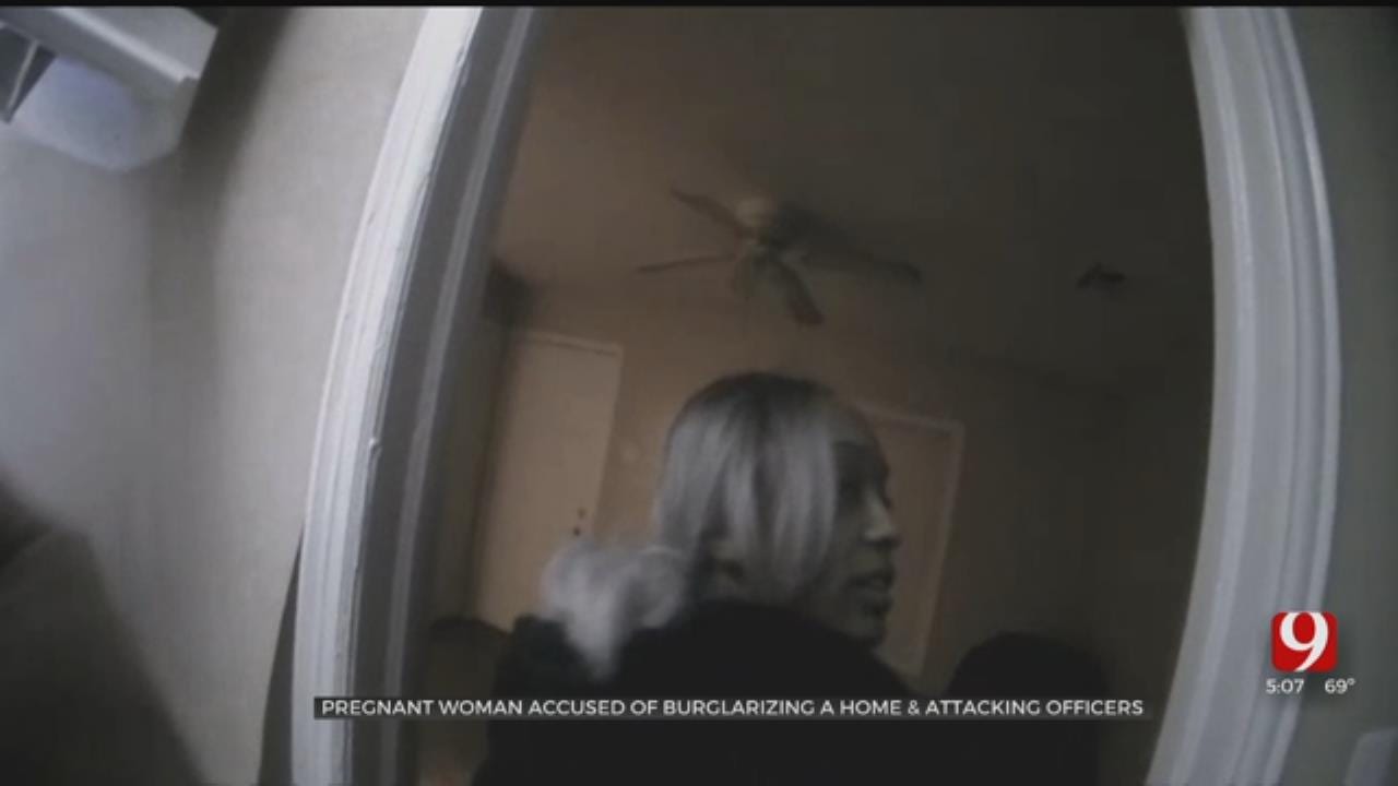 Pregnant Woman Accused Of Burglarizing OKC Home, Attacking Officers