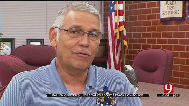 Fallen Dallas Officer's Uncle Talks About Baton Rouge Shooting