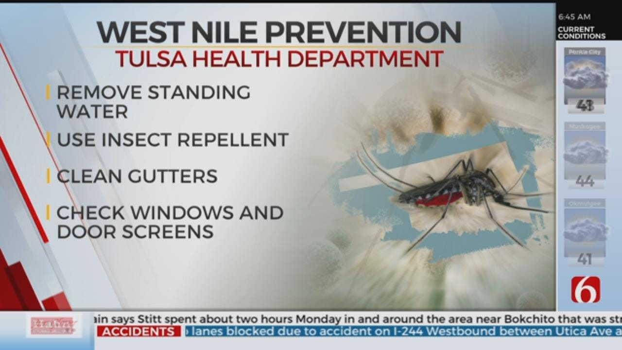 Tulsa Mosquitoes Test Positive For West Nile Virus