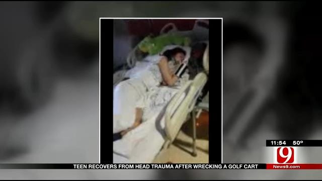 Oklahoma Teen Fights To Recover From Golf Cart Accident