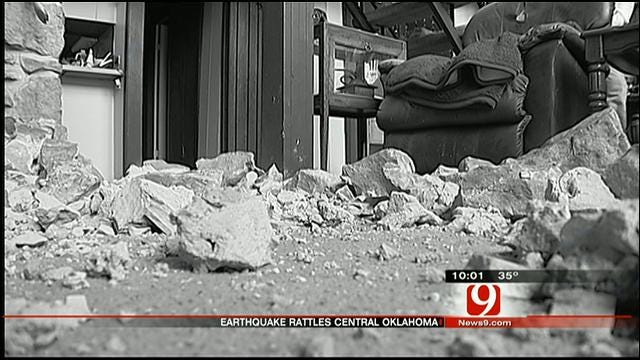 Earthquakes Rattle OKC Metro, Cause Some Damage