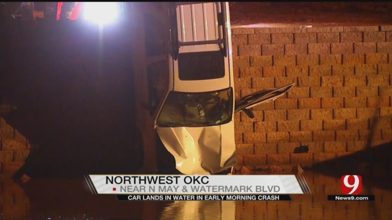 OKC Woman Hospitalized After Driving Into Water