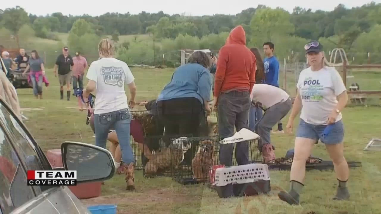 Neighbors Help Creek County Homeowners With Storm Cleanup