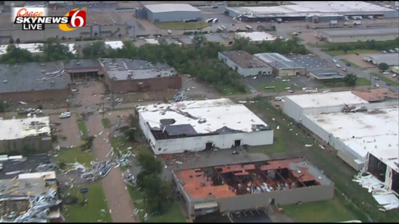 Osage SkyNews 6 HD Flies Over Aftermath Of Sunday Morning Storms