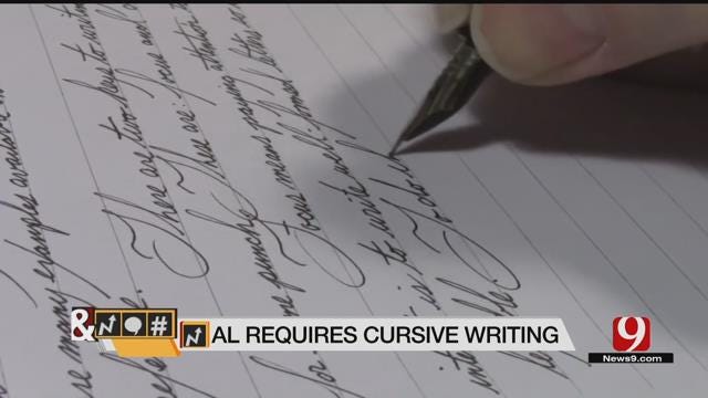 Trends, Topics & Tags: Alabama Schools Require Cursive Writing Classes